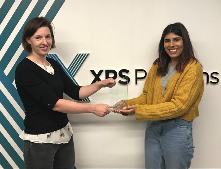 Pensions Consultant Preeya Bansal wins XPS Values in Practice Award.jpg