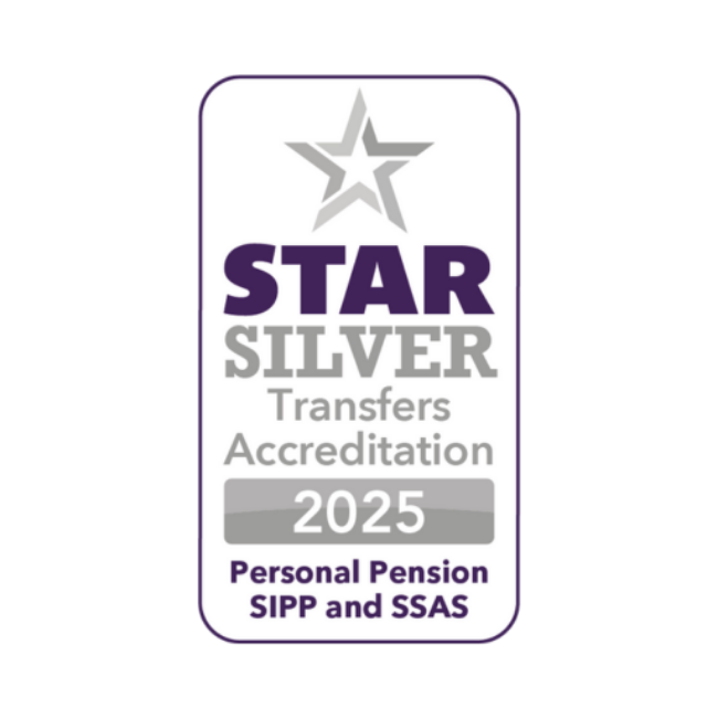 Star Silver Transfers Accreditation 2025 - Personal Pension SIPP and SSAS